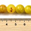 Natural Striped Stone Beads Strands G-D315-A01-04-8mm-5