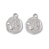 Non-Tarnish 304 Stainless Steel Pendants STAS-K242-08P-2