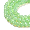 Baking Painted Transparent Glass Beads Strands DGLA-A034-J3mm-B09-4