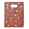 Christmas Themed Pattern Rectangle Kraft Paper Flip Bags CARB-L008-02S-01-1