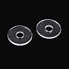 50Pcs Transparent PVC Insulating Gaskets PVC-T006-5mm-01-2