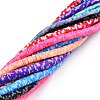 Eco-Friendly Handmade Polymer Clay Beads Strands CLAY-R067-3.5-5.0mm-M1-2