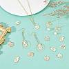 24Pcs 6 Styles Alloy Pendants FIND-SC0003-82-4