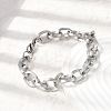 201 Stainless Steel Cable Chain Bracelets STAS-T077-01P-1