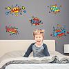 Translucent PVC Self Adhesive Wall Stickers STIC-WH0016-003-3
