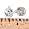 304 Stainless Steel Charms STAS-J042-13P-3