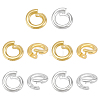10Pcs 2 Colors 925 Sterling Silver Open Jump Rings STER-ME0001-57-1