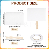 DIY Blank Fan Kits AJEW-PH0009-03-2