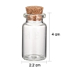 Glass Jar Glass Bottles X2-AJEW-H004-7-1-3