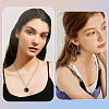 10Pcs 304 Stainless Steel Pendant Cabochon Settings DIY-TA0015-76B-9