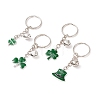 Alloy Enamel Clove & Hat Pendants Keychains KEYC-JKC00368-1