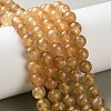 Natural Yellow Garnet Beads Strands G-Z129-C01-8mm-02-1