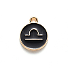 Alloy Enamel Pendants LS-X-ENAM-S124-01B-08K-2