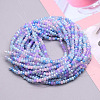 Glass Beads Strands EGLA-A034-M8mm-16-1