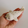 Dolphin Wool Felt Needle Felting Kit with Instructions DOLL-PW0004-06-3