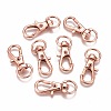 Alloy Swivel Lobster Claw Clasps IFIN-E548Y-RG-1