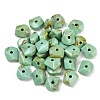 Two Tone Opaque Acrylic Imitation Gemstone Beads OACR-T033-08B-2