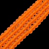 Transparent Glass Beads Strands EGLA-A034-T6mm-MD25-2