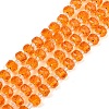 Transparent Glass Beads Strands GLAA-P076-01A-06-1