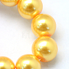 Baking Painted Glass Pearl Bead Strands HY-Q003-3mm-56-3