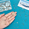 140Pcs 8 Styles 304 Stainless Steel Earring Hooks & Open Jump Rings Finding Kits STAS-PH0007-61-3