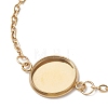 304 Stainless Steel Cable Chain Slider Bracelet Making BJEW-JB12810-02-3