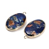 Dyed Synthetic Imperial Jasper Pendants GG-CBAA20A-04G-03-2