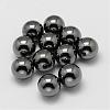 Non-magnetic Synthetic Hematite Beads G-P162-01-10mm-1