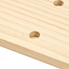 2-Tier T Bar Wood Necklaces and Bracelets Jewely Display Stands WD-CBA482F-05-4
