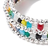 Non-magnetic Synthetic Hematite Bead & Glass Bangle Making BJEW-JB10988-3