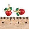 304 Stainless Steel Enamel Pendants STAS-Z166-23B-G-3