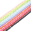   10 Strands 10 Colors Handmade Opaque Acrylic Cable Chains AJEW-PH0003-94-8