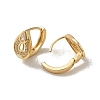 Brass Micro Pave Cubic Zirconia Hoop Earring EJEW-L271-08KCG-02-2