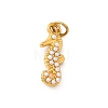 304 Stainless Steel ABS Imitation Pearl Pendants STAS-B097-07G-04-1