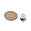 Glass Seed Beaded Sheep Charms PALLOY-MZ00545-2