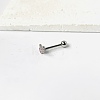 Angel Wing Heart 316L Surgical Stainless Steel Pave Cubic Zirconia Tongue Rings FS-WG901EE-04-4