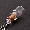 Empty Perfume Bottle Pendants GLAA-H017-01B-4