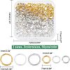 300Pcs 6 Style Brass Soldered Closed Jump Rings KK-CA0002-95-2
