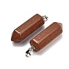 Synthetic Goldstone Pendants GG-CBAA0EE-02P-18-3