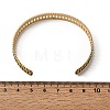 304 Stainless Steel Enamel Open Cuff Bangles BJEW-K264-07G-5