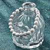 Natural Howlite Beaded Stretch Bracelets BJEW-Q692-42-8mm-2