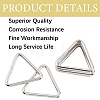 16Pcs Triangle Iron Linking Rings IFIN-CL0001-07P-7
