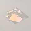 Laser Style PET Waterproof Self-adhesive Stickers DIY-WH0043-87B-02-2