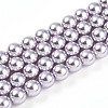 Baking Paint Pearlized Glass Pearl Bead Strands HY-N002-6mm-A04-2