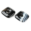 Natural Banded Agate Pendants GG-D003-B02-09-2