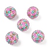 Round Resin Rhinestone Beads OACR-Z035-02A-1