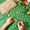 Unfinished Natural Wood Beads WOOD-PH0008-86-3