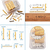 Iron Slide On End Clasp Tubes FIND-PJ0001-01-11