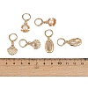 Alloy Leverback Dangle Earrings EJEW-B159-03G-4