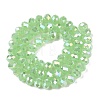 Electroplate Glass Beads Strands EGLA-A044-J8mm-B01-3